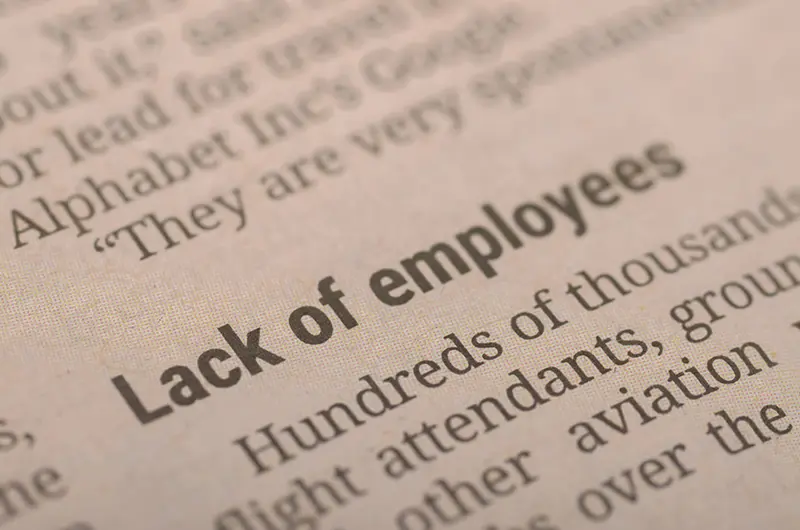 lack of employee